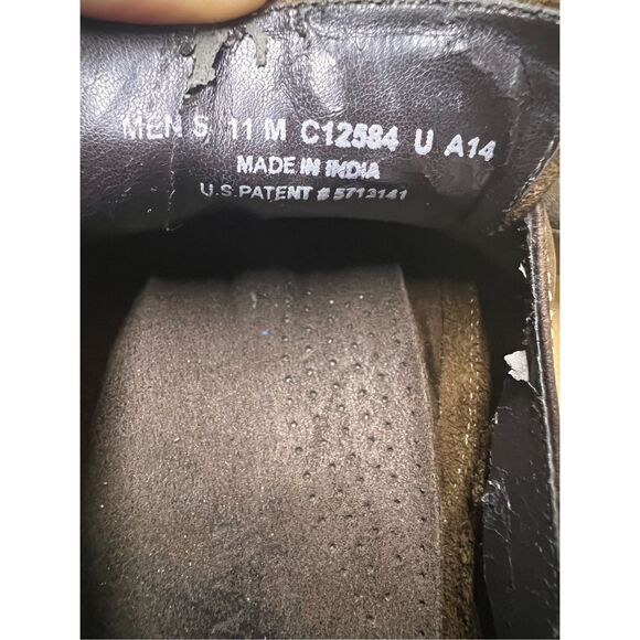 Cole Hahn Men's Brown Nike Air Leather Plain Toe Derby Oxford Shoes Size 11 - Picture 4 of 7